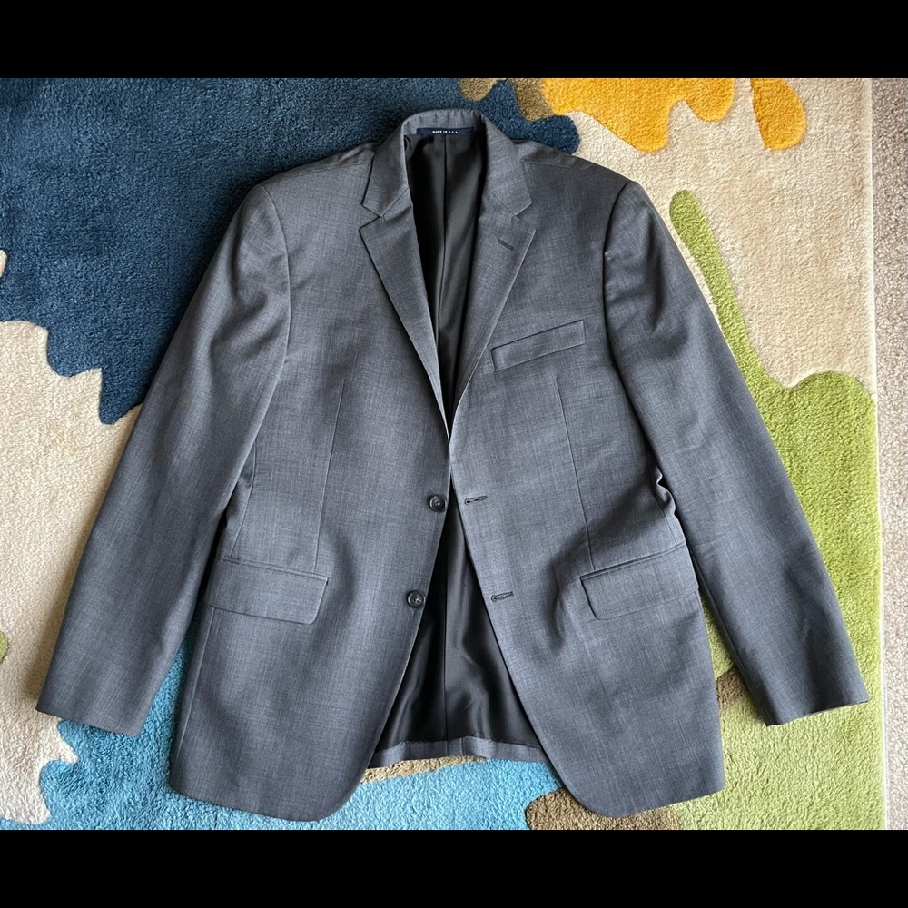Hickey Freeman Sports Coat (Grey) (Used)